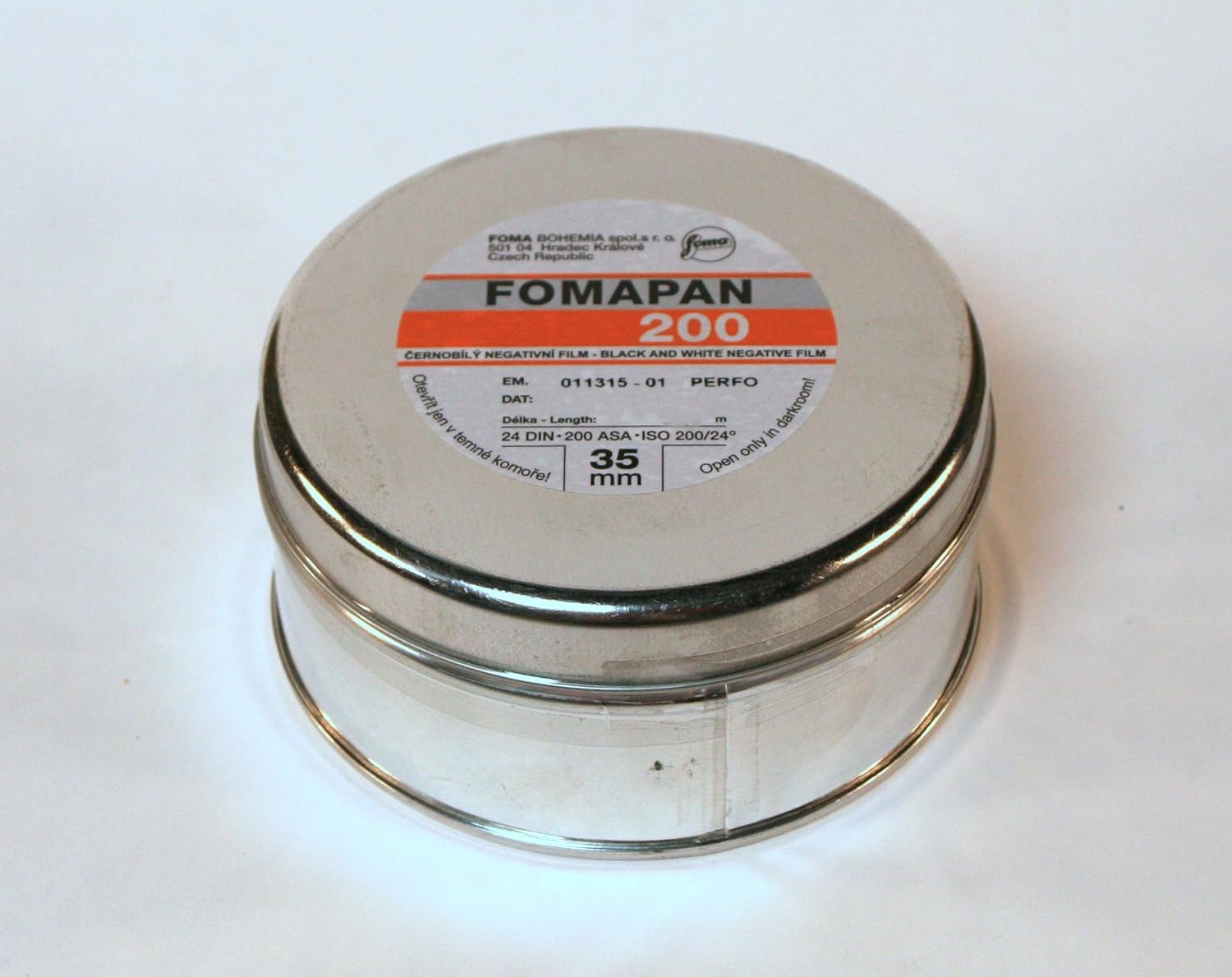 Fomapan 200 ASA 35mm 30.5 metres Bulk Film