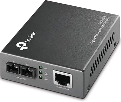 TP-Link MC200CM Gigabit SFP to RJ45 Fiber Media Converter 1000Mbps Multi-Mode