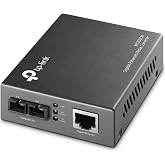 TP-Link MC200CM, Gigabit SFP to RJ45 Fiber Media Converter | Fiber to Ethernet Converter