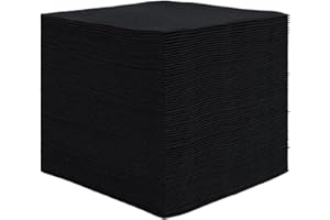 UKEENOR Disposable Cocktail Napkins Beverage Bar Napkins Linen-Like Bulk Square Napkins for Party and Wedding 4inch x 4inch F
