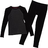 Boys Comfortech Stretch Poly 2 pc. Long Sleeve Crew & Pant Set
