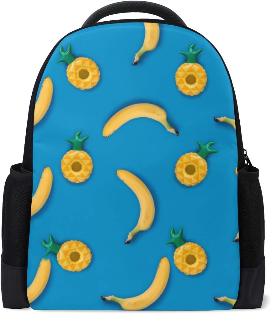 Bananas and Pineapples Laptop Backpack School Backpack Casual Daypack Travel