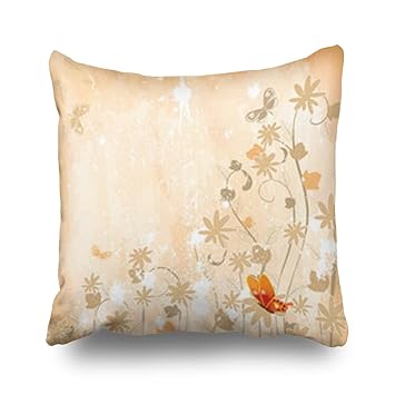 Amazon Com Hitime Throw Pillow Covers Flower Corner Textures