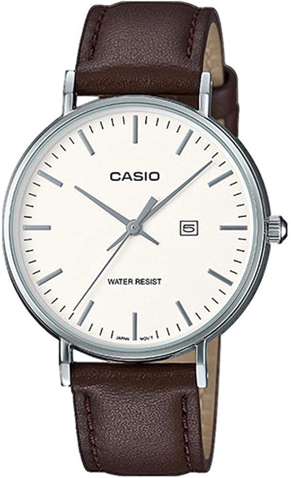 Casio Reloj Analógico para Mujer de Cuarzo con Correa en Cuero LTH-1060L-7AER