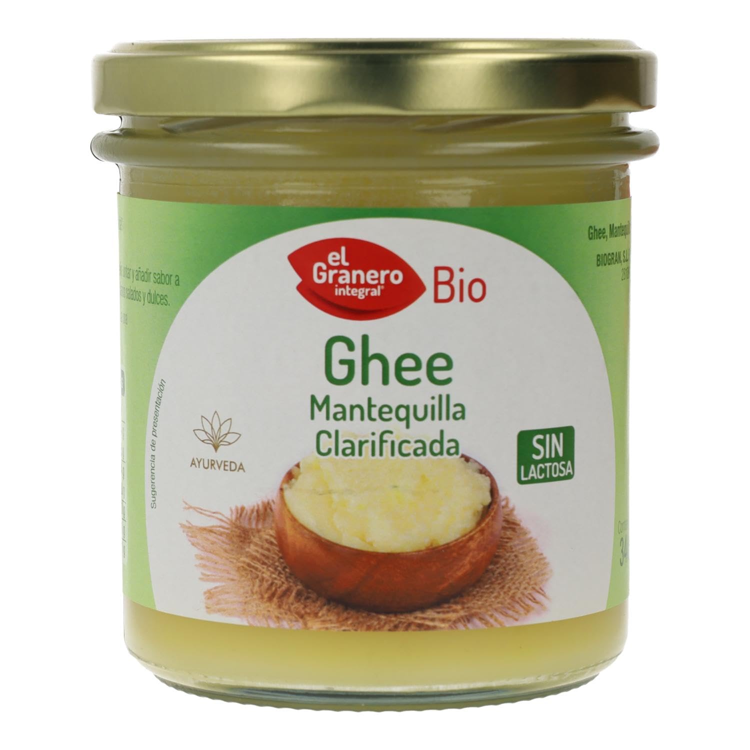 GRANERO Clarif Ghee. Ayurv DICA 340 ml
