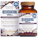 Reserveage - Resveratrol 500mg, Cellular Age-Defying Formula, 60 vegetarian capsules