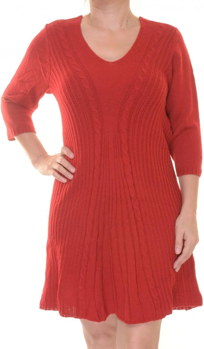 a line sweater dress