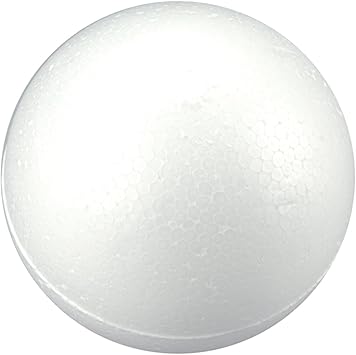 8 Inch 20 Cm Smooth Foam Ball For Crafting School And Science Modeling Projects Floral Decorations Foam Paint Decorative Styrofoam Ball For