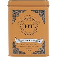 Harney & Sons HT Decaf Hot Cinnamon Tea, 20 Tea Sachets, 1.4 oz (40 g)
