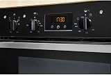 Indesit Aria Electric Built Under Double Oven Black AA Energy Fanned Digital view 5