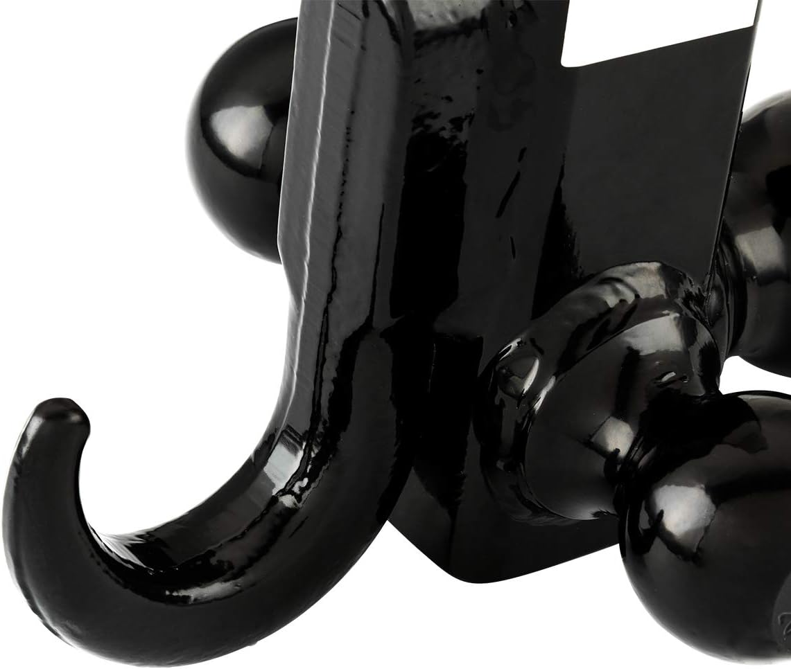 TOPSKY Trailer Ball Mount with Hitch Hook & Hitch pin, 1-7/8",2"&2-5/16" Hitch Ball,Tow Hitch,Black Ball,TS2010: Automotive