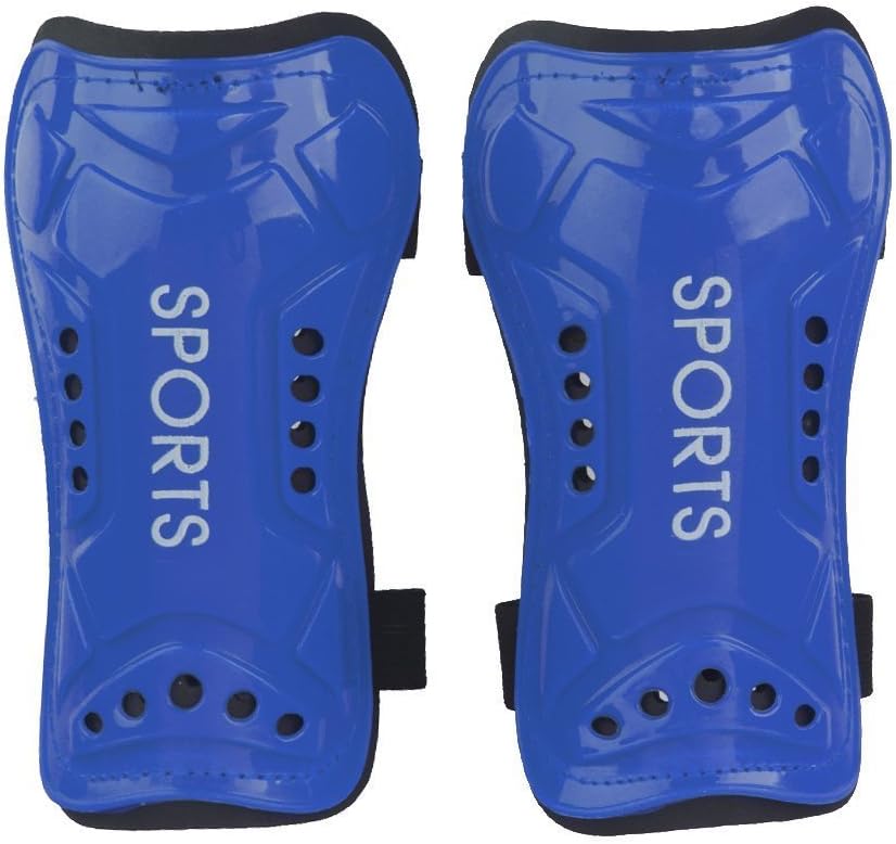 Lot De 2 Mini Protège-tibias Football Pour Enfants/adolescents - Taille 8x5 Cm, Fibre Synthétique Et EVA, Protection Légère