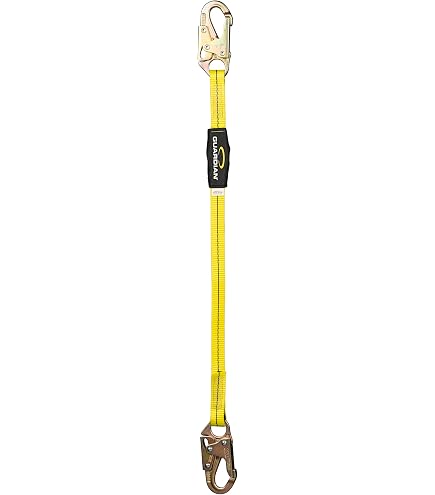 Guardian 01255 Non-Shock-Absorbing Lanyard - 3 ft | Self Locking