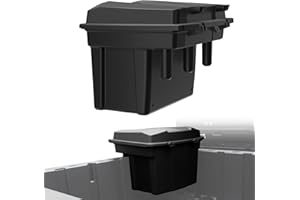 XATVXUTV 21L UTV Cargo Storage Box for Polaris Ranger 1000 900 570 500, Waterproof Removable Rear Bed Storage Bin with Top Tool Tray for Polaris XP 1000 900 570 500/ General 1000 2016-2025 Accessories