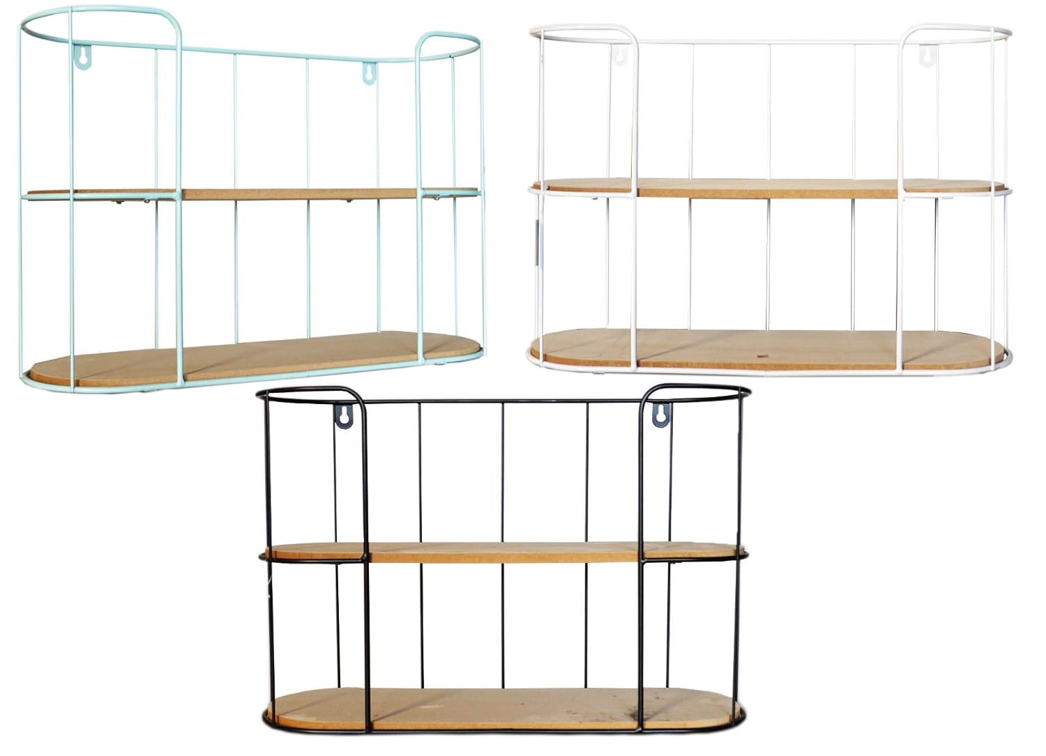 Industrie Küchenregal NEU Wandregal Badregal Holz Metall Vintage Regal