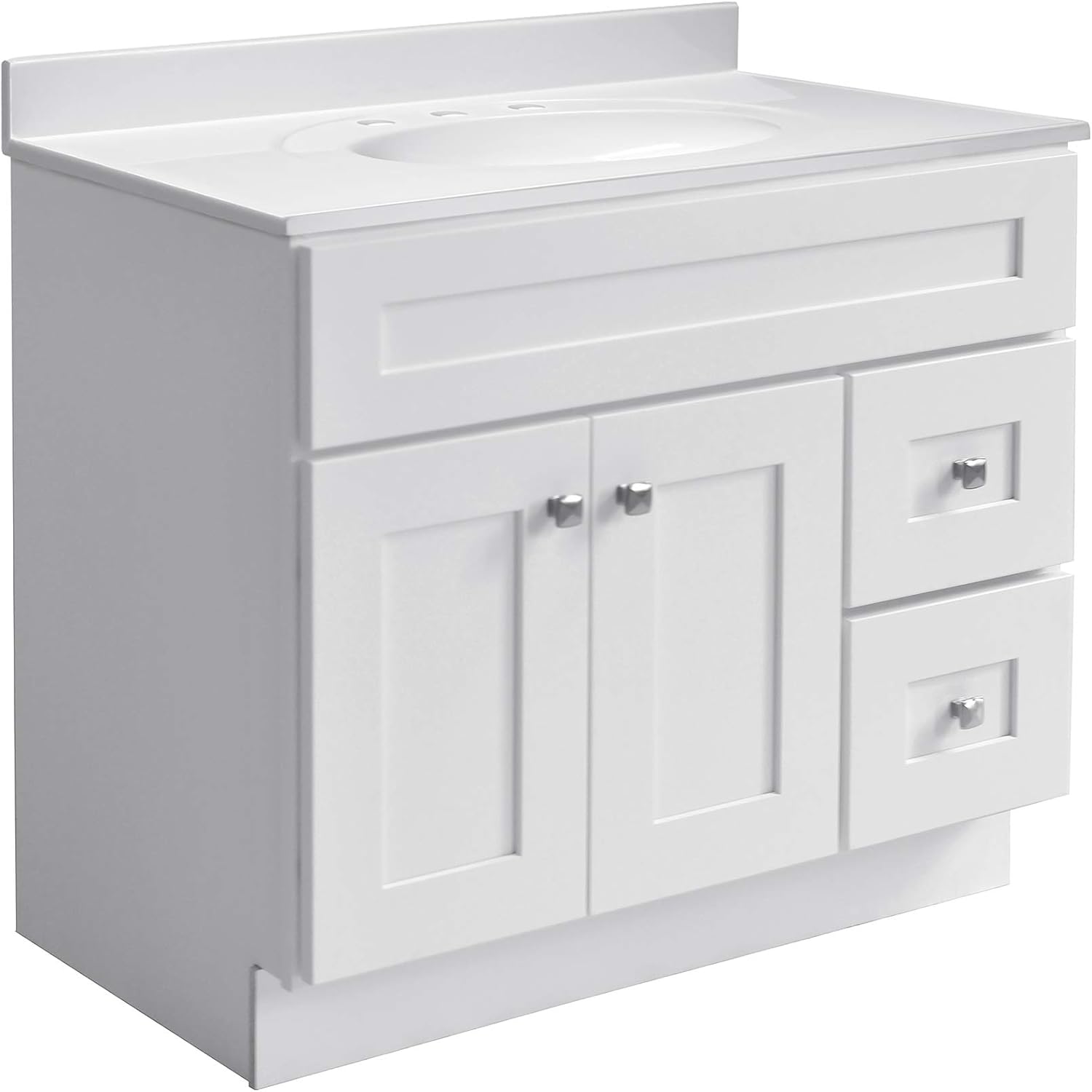 Design House 586958 Brookings Unassembled Modern Shaker Vanity