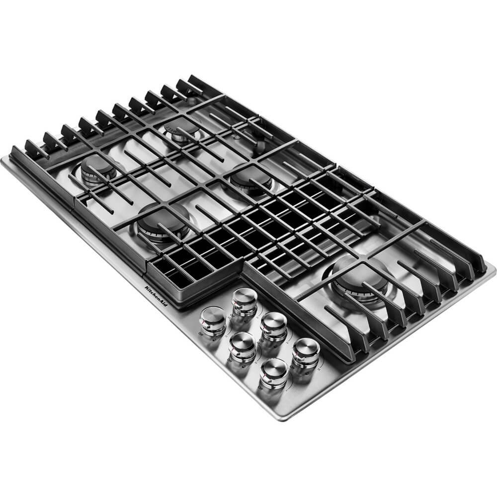 Kitchenaid Kcgd506gss 36 5 Burner Downdraft Stainless Steel Gas