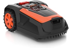 MAXLANDER Robot Lawn Mower, Automatic Robot Mower APP Controlled with Schedule, Self-Charging, Bluetooth/Wi-Fi Connected Robotic Lawn Mowers, Covers up to 1/3 Acre (15069 sq ft)
