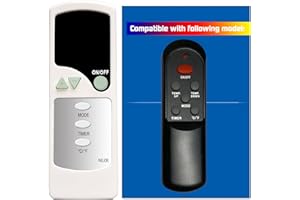 GENGQIANSI Replacement Remote Control for Lifesmart Lifepro Infrared Quartz Heater LS-1000X-4M LS-PP1800-6WCH LS-3W-BPIQT LS-3ECO LS-1000X-4W LS-1000X-4C