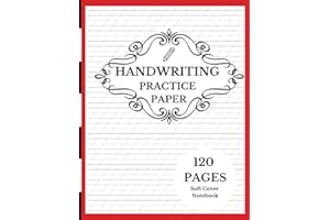 Handwriting Practice Paper: Master Your Penmanship Handwriting Practice Paper for Adults with slanted Reference Lines and Writing Book, 120 pages, 8.5x11 size, Handwriting practice sheets for adults