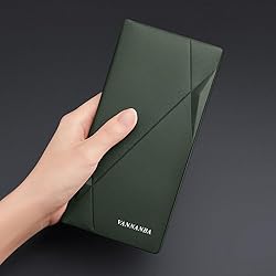 VANNANBA Long Slim Wallet for Men RFID Blocking