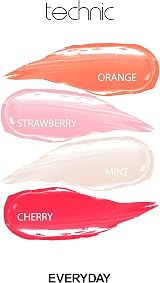 Technic Strawberry Lip Oil Flavoured Non Sticky Hydrating High Shine Glossy view 6