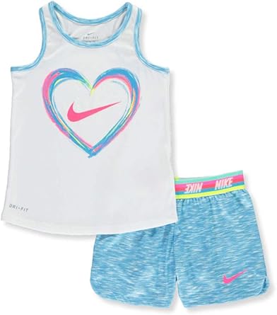 blue nike shorts outfit