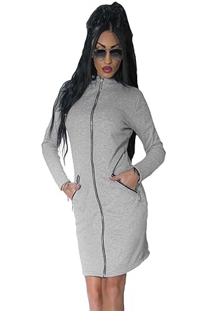 zip jumper dress