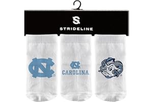 Strideline NCAA Infant Baby Socks-3 Pack-White