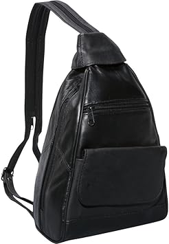 Leather sports backpack Clearance