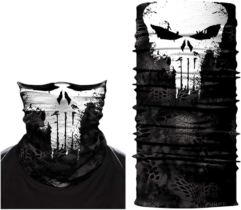 ShopINess Unisex Tube Scarf Adult Multifunctional Headband Bandana Neck Gaiter for Motorbike Sport Parties Halloween and Carnival Outdoor Activities Movie Characters (Alien) - Image 3