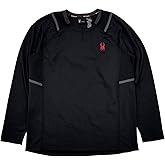 Spyder Men's Active Long Sleeve Tee T-Shirt Proweb Microfleece Black (XLarge, Black)