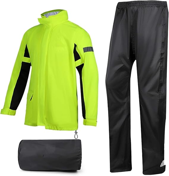 XFSHKJS Herren Womens Lightweight Jacke Rainfest mit Kapuze ...