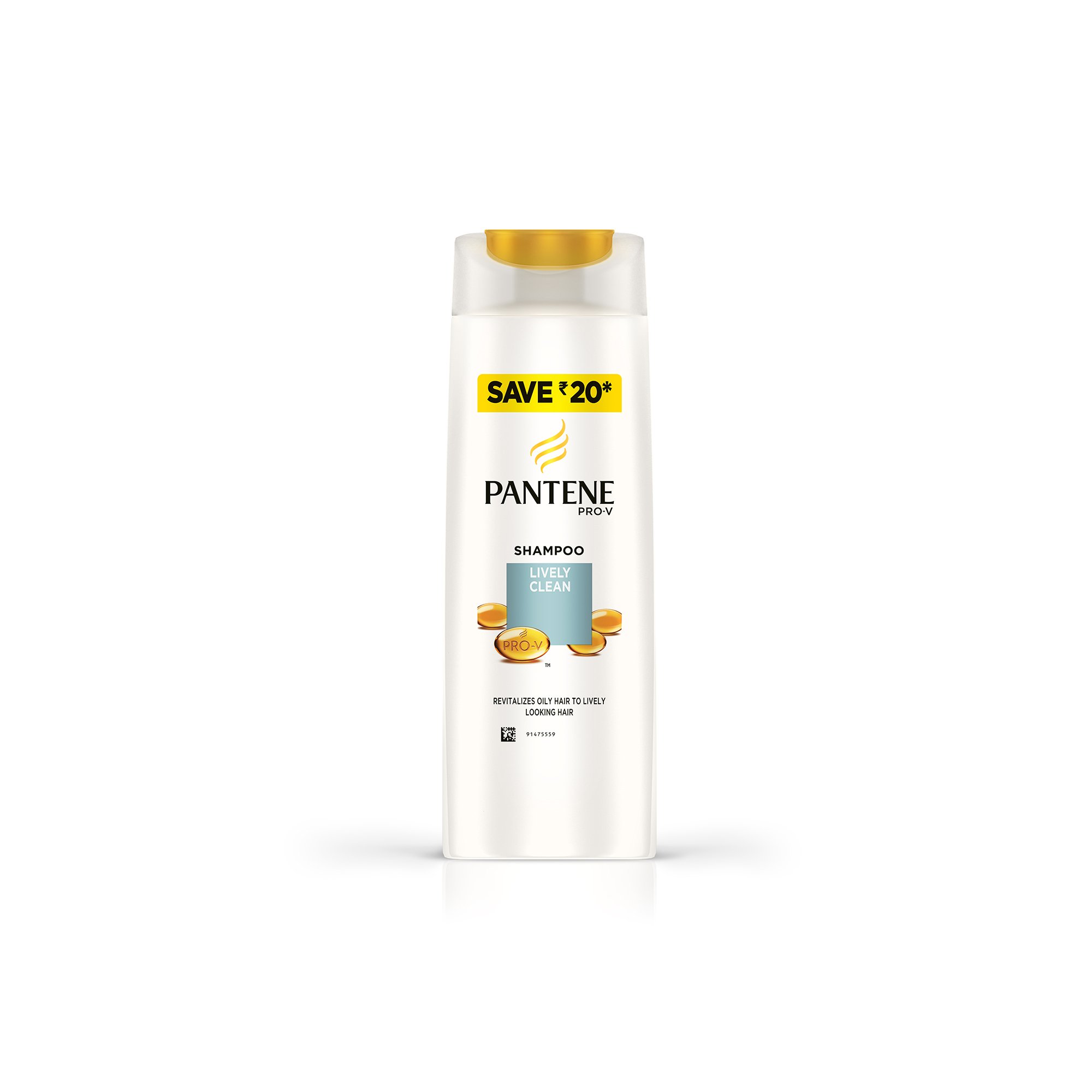 Pantene Lively Clean Shampoo, 200ml