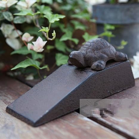 WEHOLY Gusseisentür stoppt schwere europäische Klassische Tür Retro