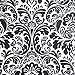 DII Insulated Market Basket or Picnic Tote, Perfect for Holidays Parties, Farmers Markets, BBQ's, Grocery Shopping, Potlucks, To Go Lunches, Craft/Dish Storage & Monogramming - Damask Black/White