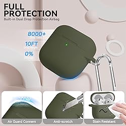 for AirPods 4 Case, Soft Silicone Protective Case
