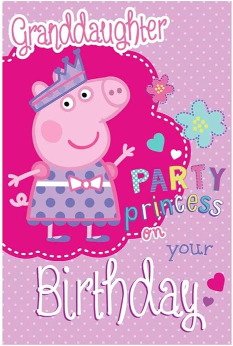 Fetes Occasions Speciales Peppa Pig A Une Petite Fille Speciale Carte Anniversaire Cadeau Nouveau Cartes De Voeux Papeterie