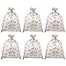 Juvale 6 Pack Large Jumbo Plastic Gift Bags for Donut Grow Up Birthday Party Supplies (36 x 48 In)