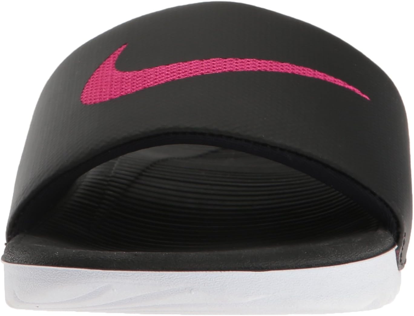 nike slides black and pink