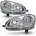 ACANII - For 2006 2007 2008 2009 Volkswagen GTI/Jetta/Rabbit Headlights Headlamps [OE Style] Driver & Passenger Side