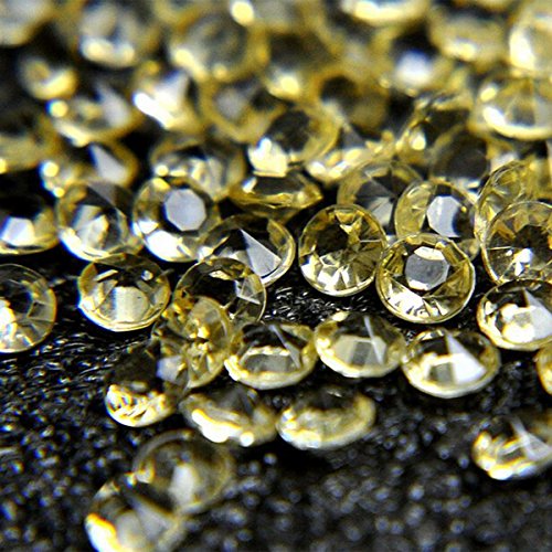 bouti1583 Pack of 5000Pcs Crystals Acrylic Diamonds Vase Filers Party Wedding Table Scattering Decoration Gems 0.2 inch