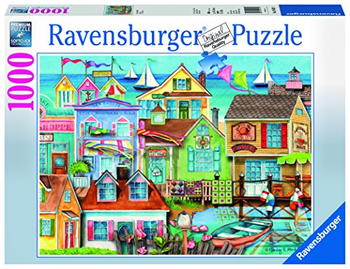 Ravensburger along the wharf jigsaw puzzle (1000 piece)