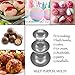 Stainless Steel Bath Bomb Molds, Diy Bath Bomb Kit, Make Your Own Lush Bath Bomb, Heavy Duty Food Grade Steel, makes for a great wedding gift! Set of 3 sizes, includes recipe booklet by Opalent