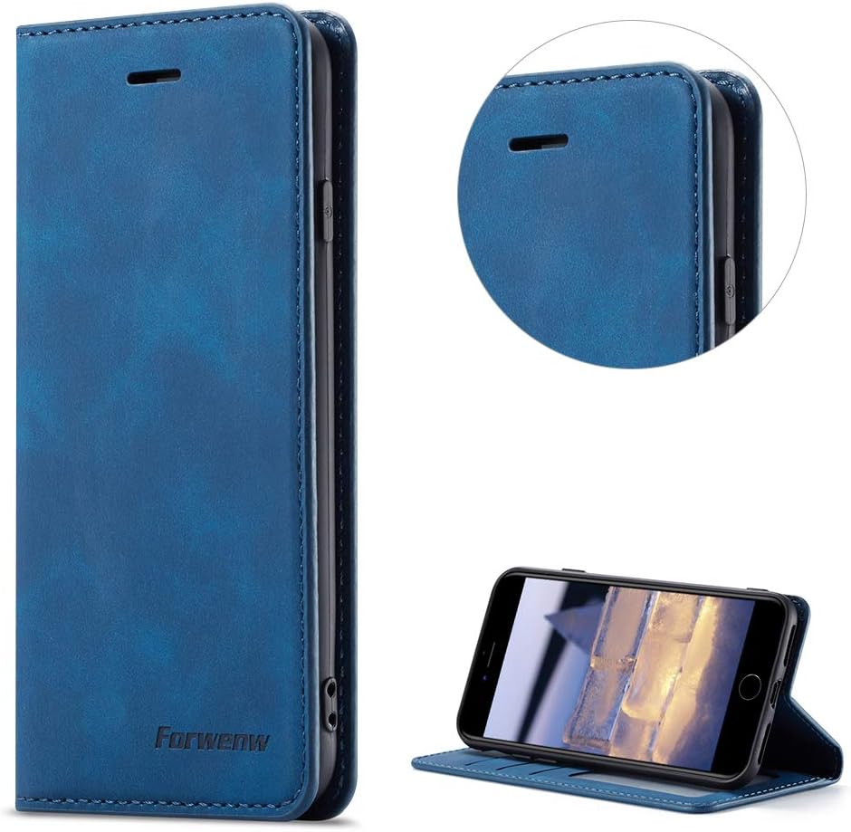 iPhone 7 Case, iPhone 8 Case Premium PU Leather Flip Amazon.co.uk