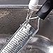 RVOKOMS Lemon Zester Tool, Professional Parmesan Cheese Grater, Premium Stainless Steel Peeler for Kitchen, Chocolate, Citrus, Vegetable, Dishwasher Safe and Upgrade Non-Slip Handle