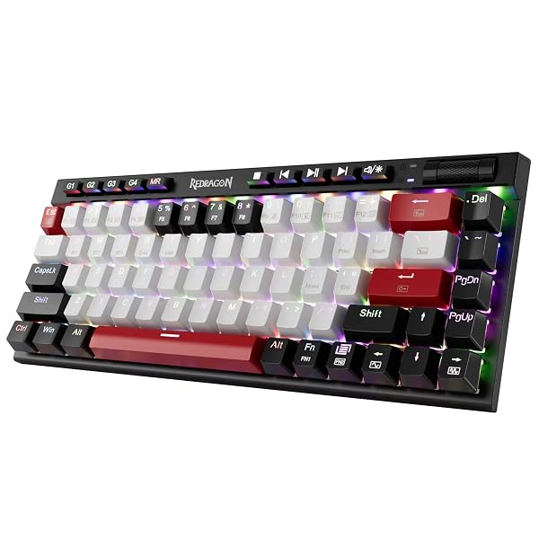 REDRAGON K635 HOT SWAPPABLE MECHANICAL KEYBOARD CUSTOMIZED RGB...