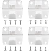Cooler Replacement Plastic Hinges &amp; Screws Set for Coleman Coolers | Cooler Hinges Replacement Parts for Coleman Xtreme Cooler Ice Chest &amp; Rubbermaid Cooler Parts, 4 Pack