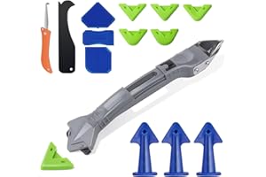 Silicone Caulking Tool Kit,Equipped with Replaceable Sharp Serrated Blades, Caulking Removal Tool, Grout Removal Tool,Kitchen