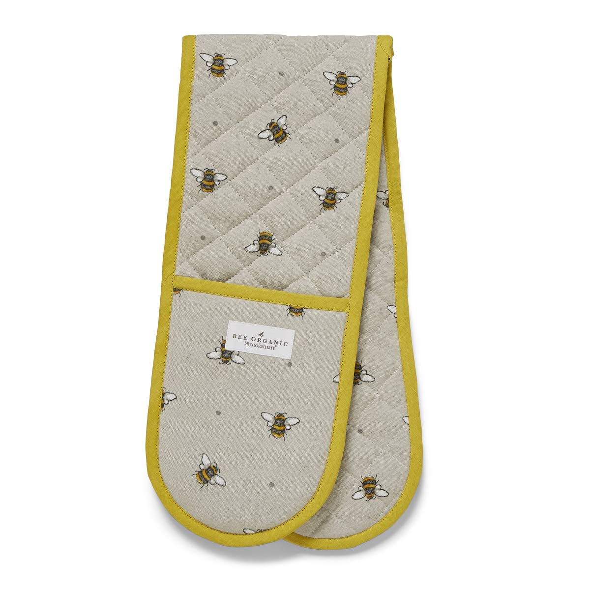 Cooksmart Bumble Bees Double Oven Glove